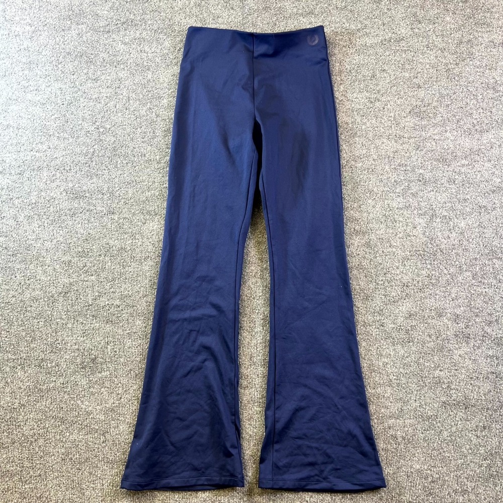 Pink Active Leggings Womens Medium Navy Blue High-Waist Flared Leg Yoga Gym Wear
